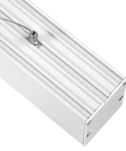 GLOBOSTAR® ORION 61031-P Μοντέρνο Γραμμικό Κρεμαστό Φωτιστικό Οροφής LED 72W 8600lm 120° AC 220-240V IP20 Ρυθμιζόμενο Λευκό CCT με Χειριστήριο από 2700K έως 6000K Dimmable - Lumileds SMD Chip - Λευκό - Μ120 x Π5.5 x Υ7cm - 3 Χρόνια Εγγύηση 19 61031 6 1