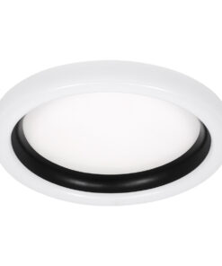 Alternative view of GloboStar® ARIANA 61034 Πλαφονιέρα Οροφής Κύκλος LED CCT 55W 6376lm 120° AC 220-240V - Εναλλαγή Φωτισμού μέσω Τηλεχειριστηρίου All In One Ψυχρό Λευκό 6000k+Φυσικό Λευκό 4500k+Θερμό Λευκό 2700k Dimmable Φ48cm - Μαύρο - 3 Years Warranty
