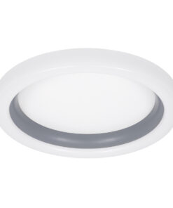 Alternative view of GloboStar® ARIANA 61036 Πλαφονιέρα Οροφής Κύκλος LED CCT 55W 6376lm 120° AC 220-240V - Εναλλαγή Φωτισμού μέσω Τηλεχειριστηρίου All In One Ψυχρό Λευκό 6000k+Φυσικό Λευκό 4500k+Θερμό Λευκό 2700k Dimmable Φ48cm - Γκρι Ανθρακί - 3 Years Warranty