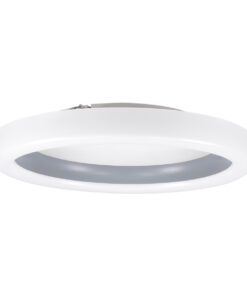 GloboStar® ARIANA 61036 Πλαφονιέρα Οροφής Κύκλος LED CCT 55W 6376lm 120° AC 220-240V - Εναλλαγή Φωτισμού μέσω Τηλεχειριστηρίου All In One Ψυχρό Λευκό 6000k+Φυσικό Λευκό 4500k+Θερμό Λευκό 2700k Dimmable Φ48cm - Γκρι Ανθρακί - 3 Years Warranty 15 61036 3