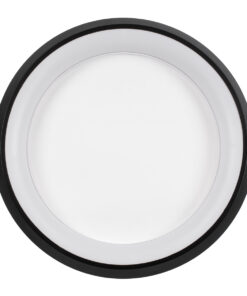 GloboStar® MELINA 61040 Πλαφονιέρα Οροφής Κύκλος LED CCT 55W 6376lm 120° AC 220-240V - Εναλλαγή Φωτισμού μέσω Τηλεχειριστηρίου All In One Ψυχρό Λευκό 6000k+Φυσικό Λευκό 4500k+Θερμό Λευκό 2700k Dimmable Φ48cm - Μαύρο - 3 Years Warranty 18 61040 5