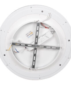 GloboStar® MELINA 61042 Πλαφονιέρα Οροφής Κύκλος LED CCT 55W 6376lm 120° AC 220-240V - Εναλλαγή Φωτισμού μέσω Τηλεχειριστηρίου All In One Ψυχρό Λευκό 6000k+Φυσικό Λευκό 4500k+Θερμό Λευκό 2700k Dimmable Φ48cm - Γκρι Ανθρακί - 3 Years Warranty 19 61042 6