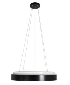 GLOBOSTAR® BARCHETTA 61047-P Μοντέρνο Κρεμαστό Φωτιστικό Οροφής LED 72W 8306lm 120° AC 220-240V IP20 Ρυθμιζόμενο Λευκό CCT με Χειριστήριο από 2700K έως 6000K Dimmable - Lumileds SMD Chip - Μαύρο & Χρυσό - Μ48 x Π48 x Υ8.2cm - 3 Χρόνια Εγγύηση 21 61047 4 p