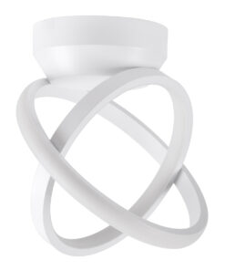 Alternative view of GLOBOSTAR® AMELIA 61053 Μοντέρνο Φωτιστικό Οροφής LED 20W 2400lm 300° AC 220-240V IP20 Ρυθμιζόμενο Λευκό CCT με On/Off 2700K/4500K/6000K - Lumileds SMD Chip - Λευκό Ματ - Μ24.5 x Π16 x Υ25cm - 3 Χρόνια Εγγύηση