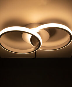 GLOBOSTAR® CORA 61059 Μοντέρνο Φωτιστικό Οροφής LED 18W 2160lm 300° AC 220-240V IP20 Ρυθμιζόμενο Λευκό CCT με On/Off 2700K/4500K/6000K - Lumileds SMD Chip - Λευκό Ματ - Μ36 x Π20.5 x Υ7cm - 3 Χρόνια Εγγύηση 14 61059 5