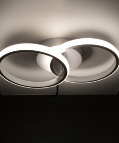 GLOBOSTAR® CORA 61059 Μοντέρνο Φωτιστικό Οροφής LED 18W 2160lm 300° AC 220-240V IP20 Ρυθμιζόμενο Λευκό CCT με On/Off 2700K/4500K/6000K - Lumileds SMD Chip - Λευκό Ματ - Μ36 x Π20.5 x Υ7cm - 3 Χρόνια Εγγύηση 15 61059 6