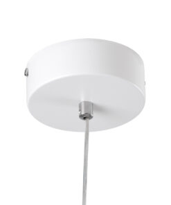 GLOBOSTAR® ROSE 61065 Μοντέρνο Κρεμαστό Φωτιστικό Οροφής LED 22W 2640lm 300° AC 220-240V IP20 Ρυθμιζόμενο Λευκό CCT με On/Off 2700K/4500K/6000K - Lumileds SMD Chip - Λευκό - Μ24 x Π22 x Υ24cm - 3 Χρόνια Εγγύηση 18 61065 6