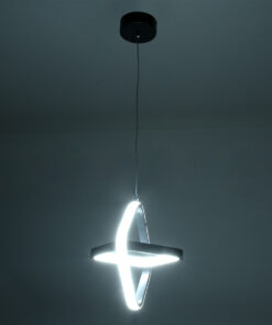 GLOBOSTAR® ROSE 61066 Μοντέρνο Κρεμαστό Φωτιστικό Οροφής LED 22W 2640lm 300° AC 220-240V IP20 Ρυθμιζόμενο Λευκό CCT με On/Off 2700K/4500K/6000K - Lumileds SMD Chip - Χρυσό Βούρτσας - Μ24 x Π22 x Υ24cm - 3 Χρόνια Εγγύηση 23 61066 10