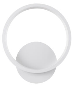 GloboStar® TED 61071 Φωτιστικό Τοίχου - Απλίκα Design LED CCT 9W 1080lm 300° AC 220-240V - Εναλλαγή Φωτισμού μέσω Διακόπτη On/Off All In One Ψυχρό 6000k+Φυσικό 4500k+Θερμό 2700k Μ20 x Π5.5 x Υ23cm - Λευκό 13 61071 3