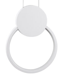 GLOBOSTAR® CYCLOS 61074 Μοντέρνο Κρεμαστό Φωτιστικό Οροφής LED 9W 1080lm 300° AC 220-240V IP20 Ρυθμιζόμενο Λευκό CCT με On/Off 2700K/4500K/6000K - Lumileds SMD Chip - Λευκό - Μ21 x Π2.3 x Υ26.5cm - 3 Χρόνια Εγγύηση 18 61074 5