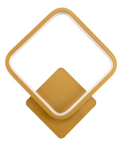 GLOBOSTAR® LENA 61081 Μοντέρνο Φωτιστικό Τοίχου - Απλίκα LED 12W 1440lm 300° AC 220-240V IP20 Ρυθμιζόμενο Λευκό CCT με On/Off 2700K/4500K/6000K - Lumileds SMD Chip - Χρυσό Βούρτσας - Μ25 x Π5.5 x Υ29.5cm - 3 Χρόνια Εγγύηση 13 61081 3