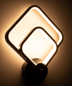 GLOBOSTAR® ANNA 61085 Μοντέρνο Φωτιστικό Τοίχου - Απλίκα LED 15W 1800lm 300° AC 220-240V IP20 Ρυθμιζόμενο Λευκό CCT με On/Off 2700K/4500K/6000K - Lumileds SMD Chip - Μαύρο Ματ - Μ25 x Π8 x Υ30cm - 3 Χρόνια Εγγύηση 17 61085 6