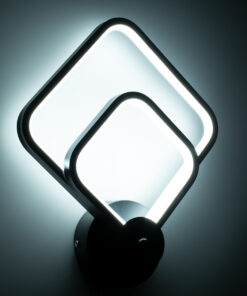 GLOBOSTAR® ANNA 61085 Μοντέρνο Φωτιστικό Τοίχου - Απλίκα LED 15W 1800lm 300° AC 220-240V IP20 Ρυθμιζόμενο Λευκό CCT με On/Off 2700K/4500K/6000K - Lumileds SMD Chip - Μαύρο Ματ - Μ25 x Π8 x Υ30cm - 3 Χρόνια Εγγύηση 19 61085 8