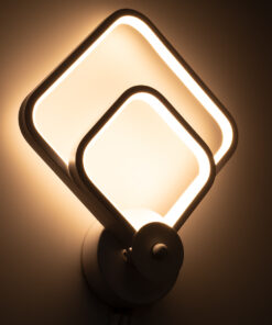 GloboStar® ANNA 61086 Φωτιστικό Τοίχου - Απλίκα Design LED CCT 15W 1800lm 300° AC 220-240V - Εναλλαγή Φωτισμού μέσω Διακόπτη On/Off All In One Ψυχρό 6000k+Φυσικό 4500k+Θερμό 2700k Μ25 x Π8 x Υ30cm - Λευκό 17 61086 6