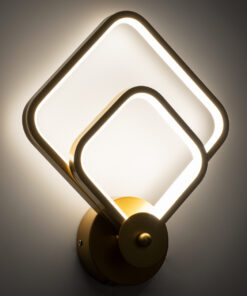 GloboStar® ANNA 61087 Φωτιστικό Τοίχου - Απλίκα Design LED CCT 15W 1800lm 300° AC 220-240V - Εναλλαγή Φωτισμού μέσω Διακόπτη On/Off All In One Ψυχρό 6000k+Φυσικό 4500k+Θερμό 2700k Μ25 x Π8 x Υ30cm - Χρυσό Βούρτσας 18 61087 7