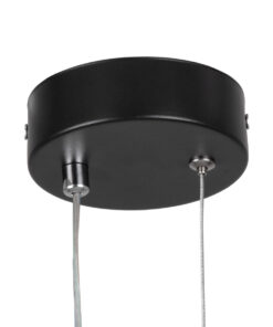 GLOBOSTAR® ILDI 61088 Μοντέρνο Κρεμαστό Φωτιστικό Οροφής LED 12W 1440lm 300° AC 220-240V IP20 Ρυθμιζόμενο Λευκό CCT με On/Off 2700K/4500K/6000K - Lumileds SMD Chip - Μαύρο Ματ- Μ10 x Π2.3 x Υ38cm - 3 Χρόνια Εγγύηση 18 61088 6