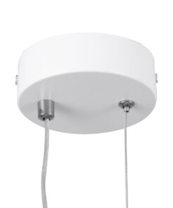 GLOBOSTAR® ILDI 61089 Μοντέρνο Κρεμαστό Φωτιστικό Οροφής LED 12W 1440lm 300° AC 220-240V IP20 Ρυθμιζόμενο Λευκό CCT με On/Off 2700K/4500K/6000K - Lumileds SMD Chip - Λευκό - Μ10 x Π2.3 x Υ38cm - 3 Χρόνια Εγγύηση 18 61089 6