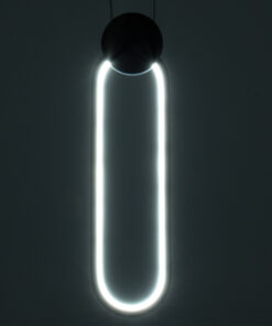 GLOBOSTAR® ILDI 61090 Μοντέρνο Κρεμαστό Φωτιστικό Οροφής LED 12W 1440lm 300° AC 220-240V IP20 Ρυθμιζόμενο Λευκό CCT με On/Off 2700K/4500K/6000K - Lumileds SMD Chip - Χρυσό Βούρτσας - Μ10 x Π2.3 x Υ38cm - 3 Χρόνια Εγγύηση 21 61090 9