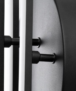 GLOBOSTAR® DRACO 61093 Μοντέρνο Φωτιστικό Οροφής LED 45W 5535lm 120° AC 220-240V IP20 Ρυθμιζόμενο Λευκό CCT με Χειριστήριο από 2700K έως 6000K Dimmable - Lumileds SMD Chip - Μαύρο Ματ - Μ50 x Π50 x Υ11cm - 3 Χρόνια Εγγύηση 20 61093 8