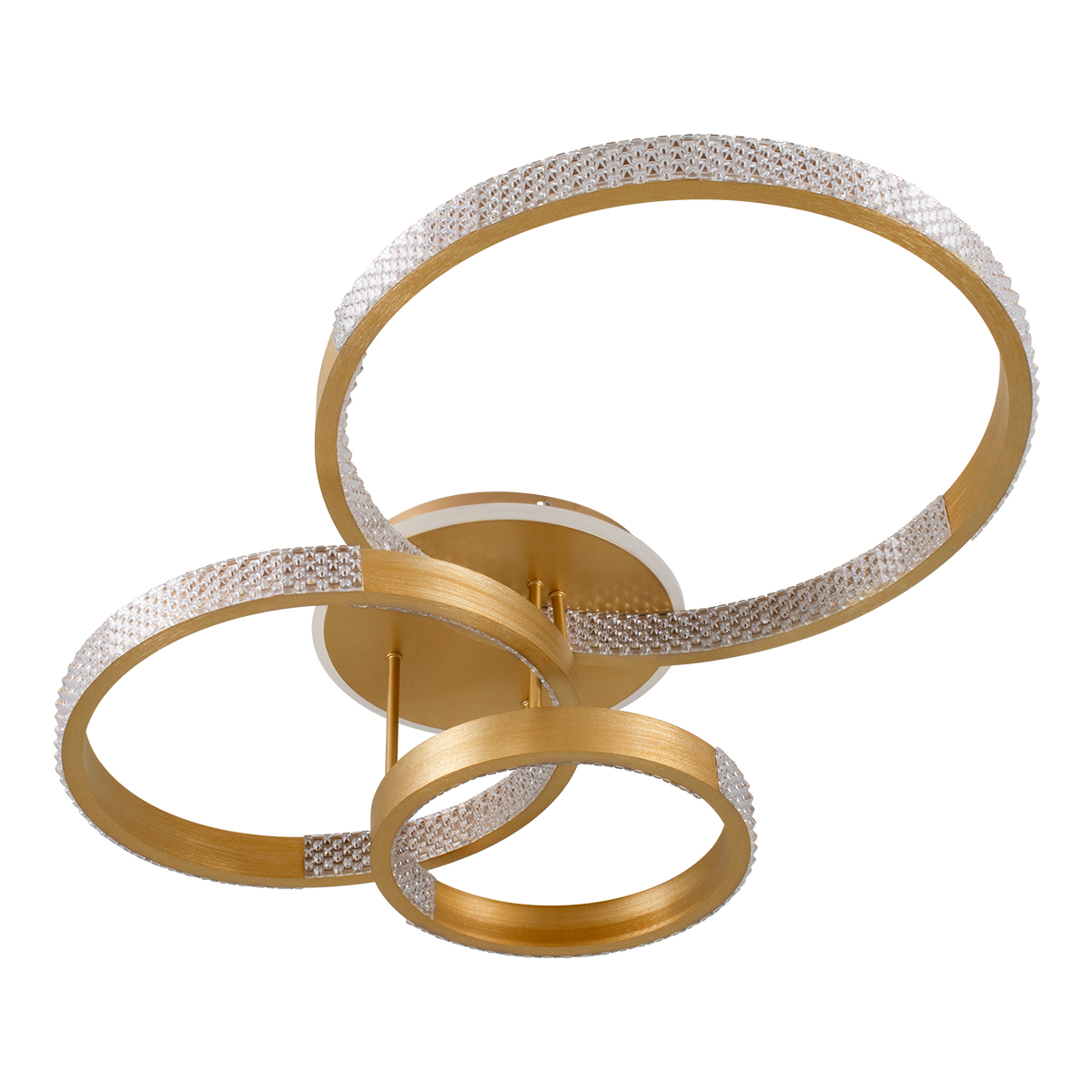 GloboStar® DIAMOND 61116 Φωτιστικό Οροφής Δαχτυλίδι-Κύκλος LED CCT 100W 12123lm 360° AC 220-240V - Εναλλαγή Φωτισμού μέσω Τηλεχειριστηρίου All In One Ψυχρό 6000k+Φυσικό 4500k+Θερμό 2700k Dimmable Φ30+40+50cm+BackLight - Χρυσό Βούρτσας - 3 Years Warranty 6 GloboStar® DIAMOND 61116 Φωτιστικό Οροφής Δαχτυλίδι-Κύκλος LED CCT 100W 12123lm 360° AC 220-240V - Εναλλαγή Φωτισμού μέσω Τηλεχειριστηρίου All In One Ψυχρό 6000k+Φυσικό 4500k+Θερμό 2700k Dimmable Φ30+40+50cm+BackLight - Χρυσό Βούρτσας - 3 Years Warranty - Image 4