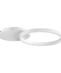 GloboStar® VENOM 61118 Φωτιστικό Οροφής Δαχτυλίδι-Κύκλος LED CCT 45W 5445lm 360° AC 220-240V - Εναλλαγή Φωτισμού μέσω Τηλεχειριστηρίου All In One Ψυχρό 6000k+Φυσικό 4500k+Θερμό 2700k Dimmable Φ40cm+BackLight - Λευκό - 3 Years Warranty 14 61118 3