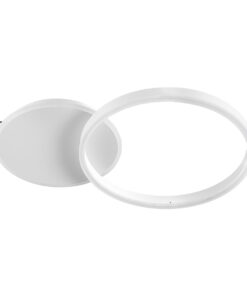 GloboStar® VENOM 61118 Φωτιστικό Οροφής Δαχτυλίδι-Κύκλος LED CCT 45W 5445lm 360° AC 220-240V - Εναλλαγή Φωτισμού μέσω Τηλεχειριστηρίου All In One Ψυχρό 6000k+Φυσικό 4500k+Θερμό 2700k Dimmable Φ40cm+BackLight - Λευκό - 3 Years Warranty 15 61118 4