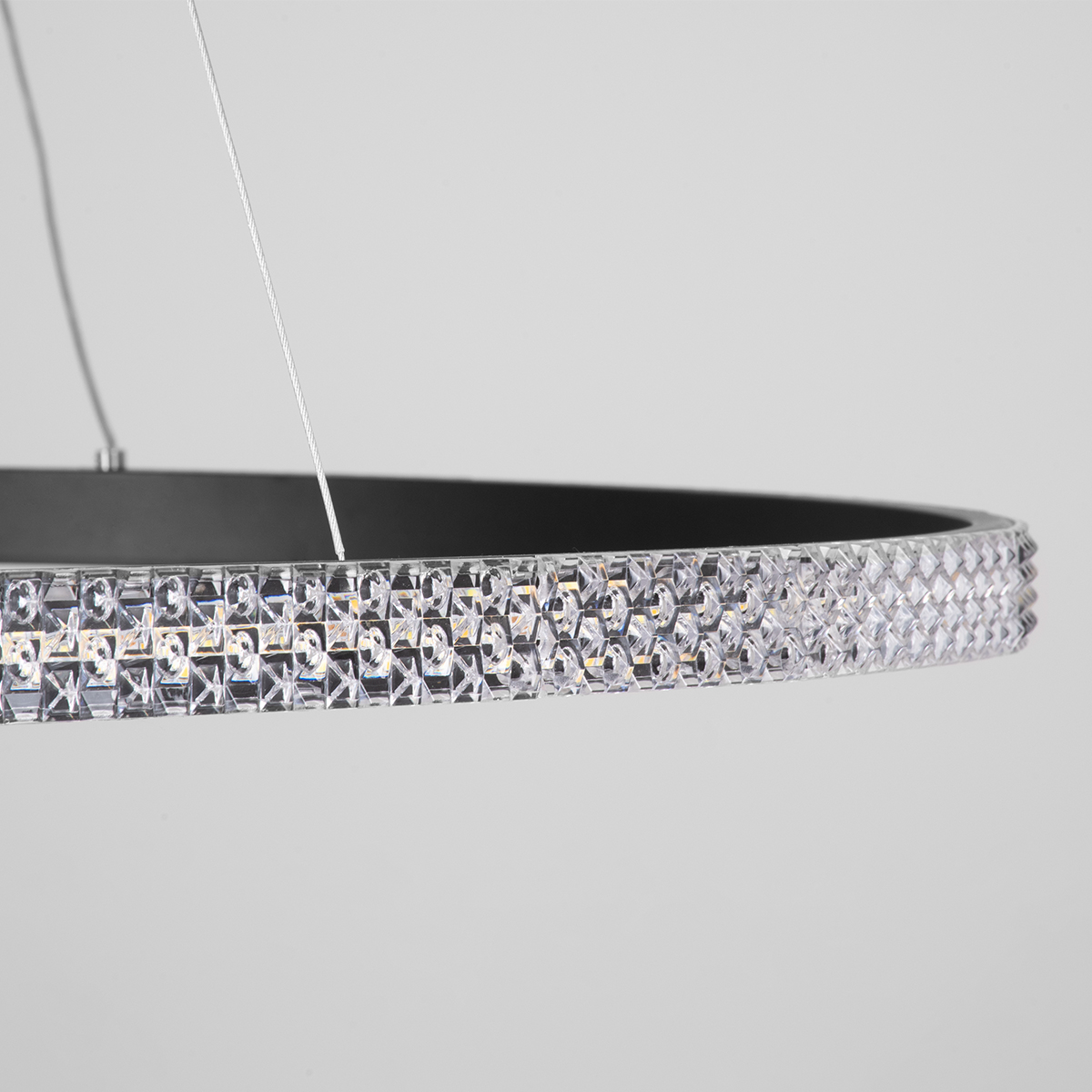 GLOBOSTAR® DIAMOND 61132 Μοντέρνο Κρεμαστό Φωτιστικό Οροφής LED 67W 7689lm 360° AC 220-240V IP20 Ρυθμιζόμενο Λευκό CCT με Χειριστήριο από 2700K έως 6000K Dimmable - Lumileds SMD Chip - Μαύρο - Μ80 x Π80 x Υ3cm - 3 Χρόνια Εγγύηση 7 GLOBOSTAR® DIAMOND 61132 Μοντέρνο Κρεμαστό Φωτιστικό Οροφής LED 67W 7689lm 360° AC 220-240V IP20 Ρυθμιζόμενο Λευκό CCT με Χειριστήριο από 2700K έως 6000K Dimmable - Lumileds SMD Chip - Μαύρο - Μ80 x Π80 x Υ3cm - 3 Χρόνια Εγγύηση - Image 5