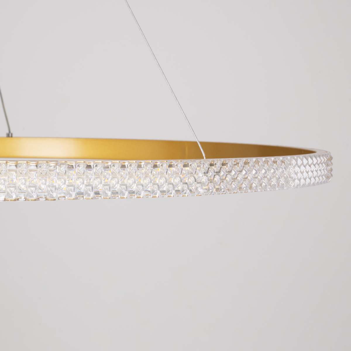 GLOBOSTAR® DIAMOND 61135 Μοντέρνο Κρεμαστό Φωτιστικό Οροφής LED 75W 8743lm 360° AC 220-240V IP20 Ρυθμιζόμενο Λευκό CCT με Χειριστήριο από 2700K έως 6000K Dimmable - Lumileds SMD Chip - Χρυσό Βούρτσας - Μ100 x Π100 x Υ3cm - 3 Χρόνια Εγγύηση 7 GLOBOSTAR® DIAMOND 61135 Μοντέρνο Κρεμαστό Φωτιστικό Οροφής LED 75W 8743lm 360° AC 220-240V IP20 Ρυθμιζόμενο Λευκό CCT με Χειριστήριο από 2700K έως 6000K Dimmable - Lumileds SMD Chip - Χρυσό Βούρτσας - Μ100 x Π100 x Υ3cm - 3 Χρόνια Εγγύηση - Image 5