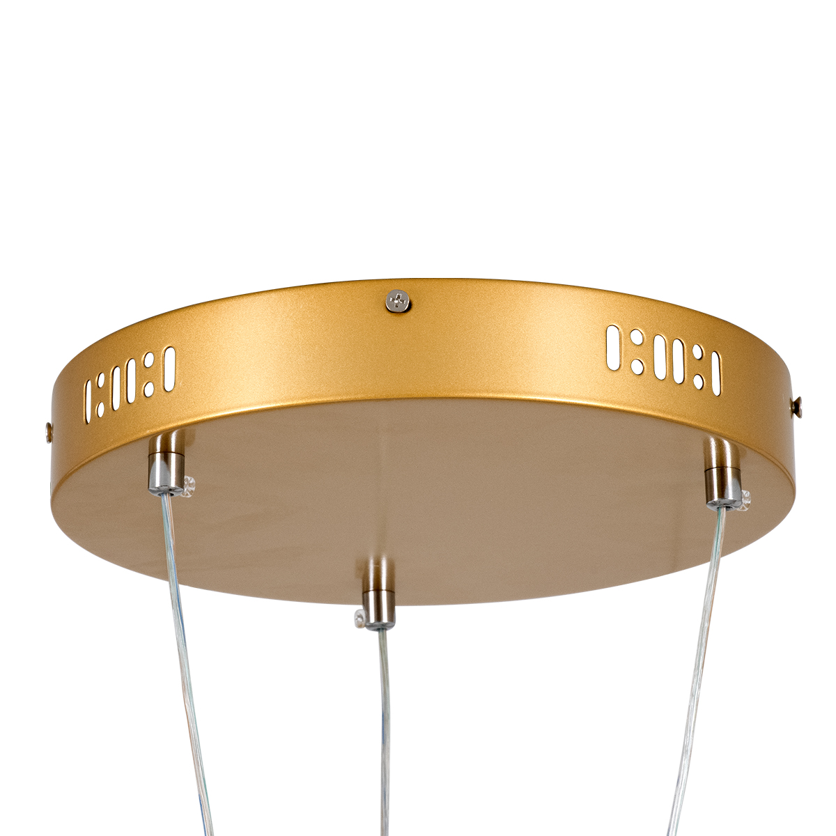 GLOBOSTAR® DIAMOND TRIO 61145 Μοντέρνο Κρεμαστό Φωτιστικό Οροφής LED 120W 14723lm 360° AC 220-240V IP20 Ρυθμιζόμενο Λευκό CCT με Χειριστήριο από 2700K έως 6000K Dimmable - Lumileds SMD Chip - Χρυσό Βούρτσας - Μ150 x Π150 x Υ60cm - 3 Χρόνια Εγγύηση 8 GLOBOSTAR® DIAMOND TRIO 61145 Μοντέρνο Κρεμαστό Φωτιστικό Οροφής LED 120W 14723lm 360° AC 220-240V IP20 Ρυθμιζόμενο Λευκό CCT με Χειριστήριο από 2700K έως 6000K Dimmable - Lumileds SMD Chip - Χρυσό Βούρτσας - Μ150 x Π150 x Υ60cm - 3 Χρόνια Εγγύηση - Image 6