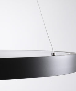 GLOBOSTAR® NEMESIS 61158 Μοντέρνο Κρεμαστό Φωτιστικό Οροφής LED 45W 5230lm 360° AC 220-240V IP20 Ρυθμιζόμενο Λευκό CCT με Χειριστήριο από 2700K έως 6000K Dimmable - Lumileds SMD Chip - Μαυρό - Μ60 x Π60 x Υ4cm - 3 Χρόνια Εγγύηση 17 61158 5