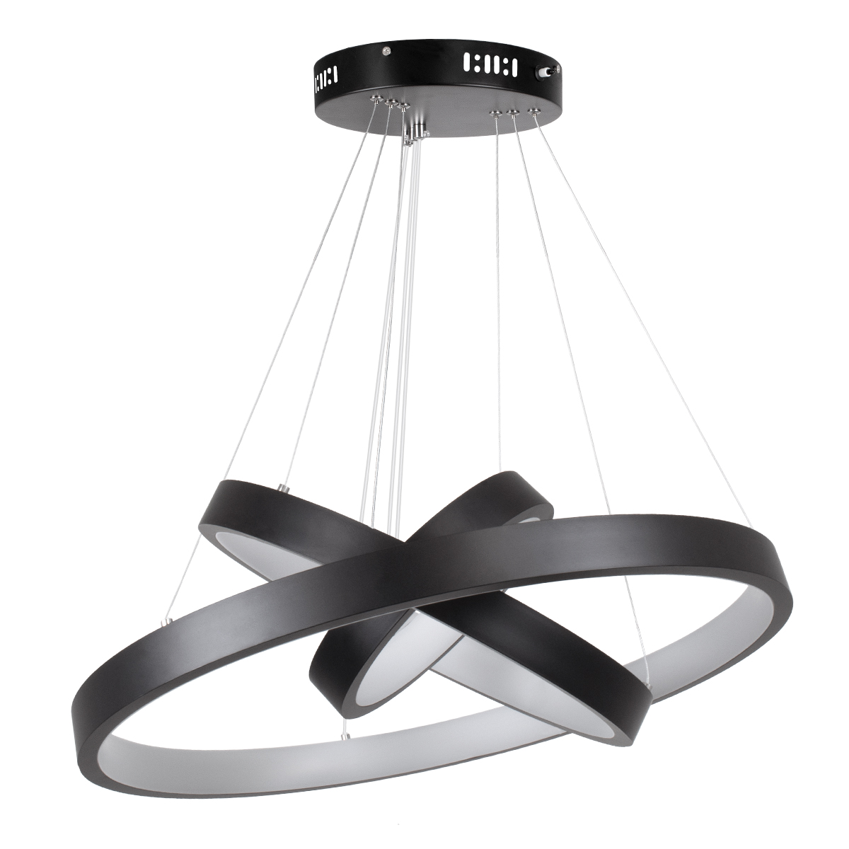 GLOBOSTAR® NEMESIS TRIO 61167 Μοντέρνο Κρεμαστό Φωτιστικό Οροφής LED 100W 12123lm 360° AC 220-240V IP20 Ρυθμιζόμενο Λευκό CCT με Χειριστήριο από 2700K έως 6000K Dimmable - Lumileds SMD Chip - Μαύρο Ματ - Μ60 x Π60 x Υ60cm - 3 Χρόνια Εγγύηση 7 GLOBOSTAR® NEMESIS TRIO 61167 Μοντέρνο Κρεμαστό Φωτιστικό Οροφής LED 100W 12123lm 360° AC 220-240V IP20 Ρυθμιζόμενο Λευκό CCT με Χειριστήριο από 2700K έως 6000K Dimmable - Lumileds SMD Chip - Μαύρο Ματ - Μ60 x Π60 x Υ60cm - 3 Χρόνια Εγγύηση - Image 5