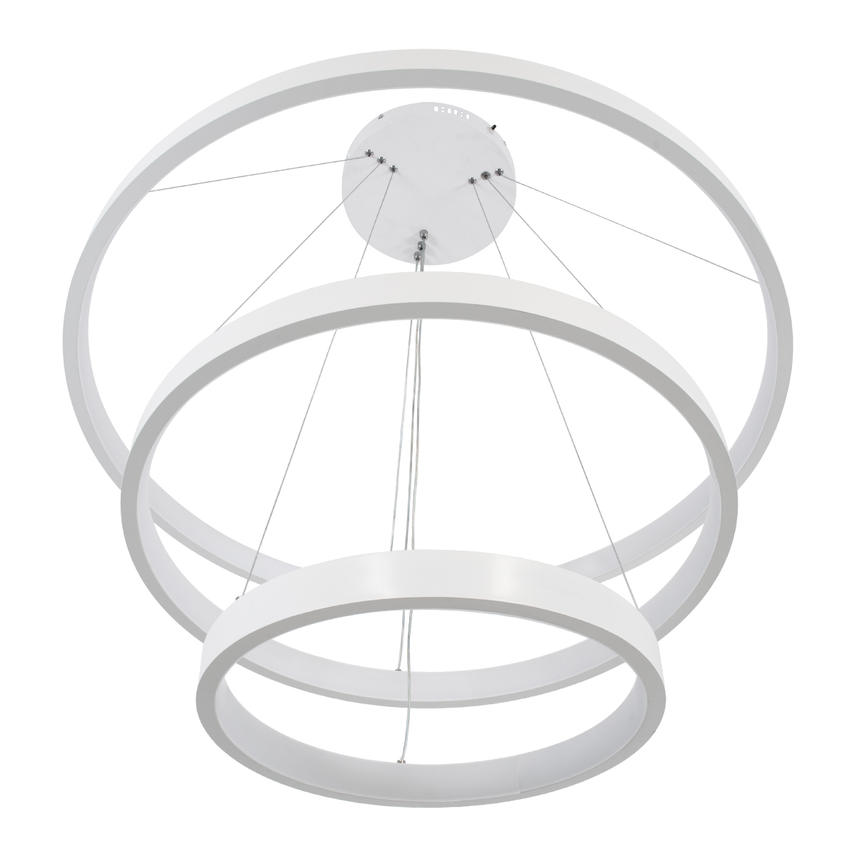 GLOBOSTAR® NEMESIS TRIO 61171 Μοντέρνο Κρεμαστό Φωτιστικό Οροφής LED 120W 14723lm 360° AC 220-240V IP20 Ρυθμιζόμενο Λευκό CCT με Χειριστήριο από 2700K έως 6000K Dimmable - Lumileds SMD Chip - Λευκό - Μ80 x Π80 x Υ90cm - 3 Χρόνια Εγγύηση 6 GLOBOSTAR® NEMESIS TRIO 61171 Μοντέρνο Κρεμαστό Φωτιστικό Οροφής LED 120W 14723lm 360° AC 220-240V IP20 Ρυθμιζόμενο Λευκό CCT με Χειριστήριο από 2700K έως 6000K Dimmable - Lumileds SMD Chip - Λευκό - Μ80 x Π80 x Υ90cm - 3 Χρόνια Εγγύηση - Image 4