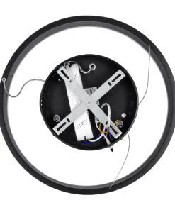 GLOBOSTAR® VENOM 61173 Μοντέρνο Κρεμαστό Φωτιστικό Οροφής LED 30W 3513lm 120° AC 220-240V IP20 Ρυθμιζόμενο Λευκό CCT με Χειριστήριο από 2700K έως 6000K Dimmable - Lumileds SMD Chip - Μαύρο - Μ40 x Π40 x Υ6.5cm - 3 Χρόνια Εγγύηση 19 61173 7