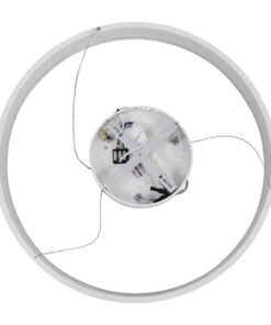 GLOBOSTAR® VENOM 61177 Μοντέρνο Κρεμαστό Φωτιστικό Οροφής LED 45W 5269lm 120° AC 220-240V IP20 Ρυθμιζόμενο Λευκό CCT με Χειριστήριο από 2700K έως 6000K Dimmable - Lumileds SMD Chip - Λευκό Ματ - Μ60 x Π60 x Υ6.5cm - 3 Χρόνια Εγγύηση 19 61177 7