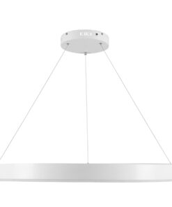 GLOBOSTAR® VENOM 61180 Μοντέρνο Κρεμαστό Φωτιστικό Οροφής LED 67W 7863lm 120° AC 220-240V IP20 Ρυθμιζόμενο Λευκό CCT με Χειριστήριο από 2700K έως 6000K Dimmable - Lumileds SMD Chip - Λευκό Ματ - Μ80 x Π80 x Υ6.5cm - 3 Χρόνια Εγγύηση 15 61180 3