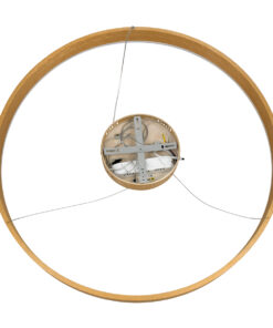 GLOBOSTAR® VENOM 61181 Μοντέρνο Κρεμαστό Φωτιστικό Οροφής LED 67W 7863lm 120° AC 220-240V IP20 Ρυθμιζόμενο Λευκό CCT με Χειριστήριο από 2700K έως 6000K Dimmable - Lumileds SMD Chip - Χρυσό Βούρτσας - Μ80 x Π80 x Υ6.5cm - 3 Χρόνια Εγγύηση 20 61181 7