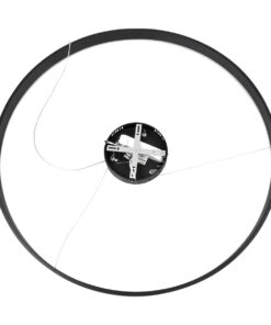 GLOBOSTAR® VENOM 61182 Μοντέρνο Κρεμαστό Φωτιστικό Οροφής LED 75W 8818lm 120° AC 220-240V IP20 Ρυθμιζόμενο Λευκό CCT με Χειριστήριο από 2700K έως 6000K Dimmable - Lumileds SMD Chip - Μαύρο Ματ - Μ100 x Π100 x Υ6.5cm - 3 Χρόνια Εγγύηση 20 61182 7