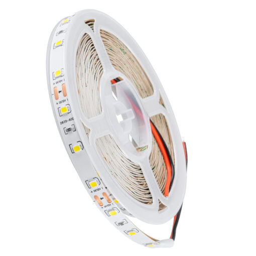 GloboStar® GLOBOSTAR® LILAC 70141 Ταινία LED 6W/m 600lm/m 120° DC 12V IP20 60 x SMD2835 Chip/m Φυσικό Λευκό 4500K Dimmable - Μ500 x Π0.8 x Υ0.1cm - Ρολό 5 Μέτρων - 5 Χρόνια Εγγύηση