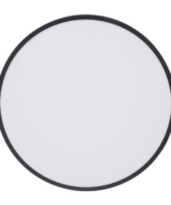 GLOBOSTAR® BURTON 61200-P Μοντέρνο Κρεμαστό Φωτιστικό Οροφής LED 67W 7370lm 120° AC 220-240V IP20 Ρυθμιζόμενο Λευκό CCT με Χειριστήριο από 2700K έως 6000K Dimmable - Lumileds SMD Chip - Μαύρο - Μ40 x Π40 x Υ8cm - 3 Χρόνια Εγγύηση 28 61200 10