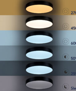 GLOBOSTAR® BURTON 61201-P Μοντέρνο Κρεμαστό Φωτιστικό Οροφής LED 67W 7370lm 120° AC 220-240V IP20 Ρυθμιζόμενο Λευκό CCT με Χειριστήριο από 2700K έως 6000K Dimmable - Lumileds SMD Chip - Λευκό - Μ40 x Π40 x Υ8cm - 3 Χρόνια Εγγύηση 34 61201 16