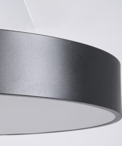 GloboStar® BURTON 61202-S Πλαφονιέρα Οροφής LED CCT 75W 8625lm 120° AC 220-240V - Εναλλαγή Φωτισμού μέσω Τηλεχειριστηρίου All In One Ψυχρό 6000k+Φυσικό 4500k+Θερμό 2700k Dimmable Φ60cm - Μαύρο - 3 Years Warranty 25 61202 ceiling 6