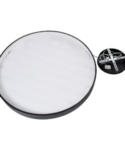 GLOBOSTAR® BURTON 61204-P Μοντέρνο Κρεμαστό Φωτιστικό Οροφής LED 100W 11020lm 120° AC 220-240V IP20 Ρυθμιζόμενο Λευκό CCT με Χειριστήριο από 2700K έως 6000K Dimmable - Lumileds SMD Chip - Μαύρο - Μ80 x Π80 x Υ8cm - 3 Χρόνια Εγγύηση 31 61204 13