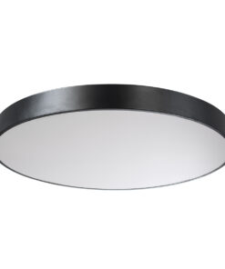 Alternative view of GloboStar® BURTON 61204-S Πλαφονιέρα Οροφής LED CCT 100W 11020lm 120° AC 220-240V - Εναλλαγή Φωτισμού μέσω Τηλεχειριστηρίου All In One Ψυχρό 6000k+Φυσικό 4500k+Θερμό 2700k Dimmable Φ80cm - Μαύρο - 3 Years Warranty