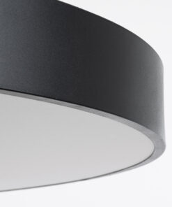 GLOBOSTAR® BURTON 61204-P Μοντέρνο Κρεμαστό Φωτιστικό Οροφής LED 100W 11020lm 120° AC 220-240V IP20 Ρυθμιζόμενο Λευκό CCT με Χειριστήριο από 2700K έως 6000K Dimmable - Lumileds SMD Chip - Μαύρο - Μ80 x Π80 x Υ8cm - 3 Χρόνια Εγγύηση 24 61204 6