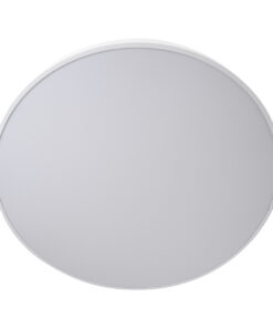 GLOBOSTAR® BURTON 61205-P Μοντέρνο Κρεμαστό Φωτιστικό Οροφής LED 100W 11020lm 120° AC 220-240V IP20 Ρυθμιζόμενο Λευκό CCT με Χειριστήριο από 2700K έως 6000K Dimmable - Lumileds SMD Chip - Λευκό - Μ80 x Π80 x Υ8cm - 3 Χρόνια Εγγύηση 28 61205 10