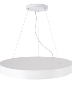 GloboStar® BURTON 61205-S Πλαφονιέρα Οροφής LED CCT 100W 11020lm 120° AC 220-240V - Εναλλαγή Φωτισμού μέσω Τηλεχειριστηρίου All In One Ψυχρό 6000k+Φυσικό 4500k+Θερμό 2700k Dimmable Φ80cm - Λευκό - 3 Years Warranty 25 61205 1 8