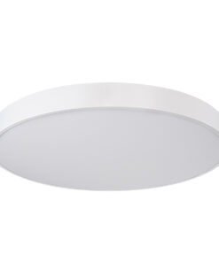 GLOBOSTAR® BURTON 61205-P Μοντέρνο Κρεμαστό Φωτιστικό Οροφής LED 100W 11020lm 120° AC 220-240V IP20 Ρυθμιζόμενο Λευκό CCT με Χειριστήριο από 2700K έως 6000K Dimmable - Lumileds SMD Chip - Λευκό - Μ80 x Π80 x Υ8cm - 3 Χρόνια Εγγύηση 27 61205 9