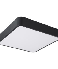 GLOBOSTAR® KAMALA 61206-P Μοντέρνο Κρεμαστό Φωτιστικό Οροφής LED 67W 7370lm 120° AC 220-240V IP20 Ρυθμιζόμενο Λευκό CCT με Χειριστήριο από 2700K έως 6000K Dimmable - Lumileds SMD Chip - Μαύρο - Μ40 x Π40 x Υ8cm - 3 Χρόνια Εγγύηση 30 61206 10