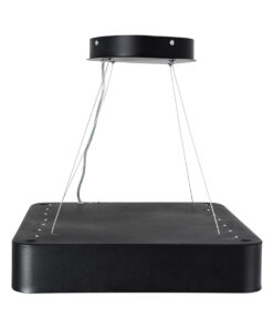 GloboStar® KAMALA 61206-S Πλαφονιέρα Οροφής LED CCT 67W 7370lm 120° AC 220-240V - Εναλλαγή Φωτισμού μέσω Τηλεχειριστηρίου All In One Ψυχρό 6000k+Φυσικό 4500k+Θερμό 2700k Dimmable Μ40 x Π40 x Υ8cm- Μαύρο - 3 Years Warranty 30 61206 1 11