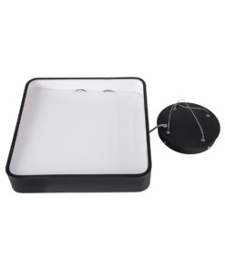 GloboStar® KAMALA 61206-S Πλαφονιέρα Οροφής LED CCT 67W 7370lm 120° AC 220-240V - Εναλλαγή Φωτισμού μέσω Τηλεχειριστηρίου All In One Ψυχρό 6000k+Φυσικό 4500k+Θερμό 2700k Dimmable Μ40 x Π40 x Υ8cm- Μαύρο - 3 Years Warranty 33 61206 1 14